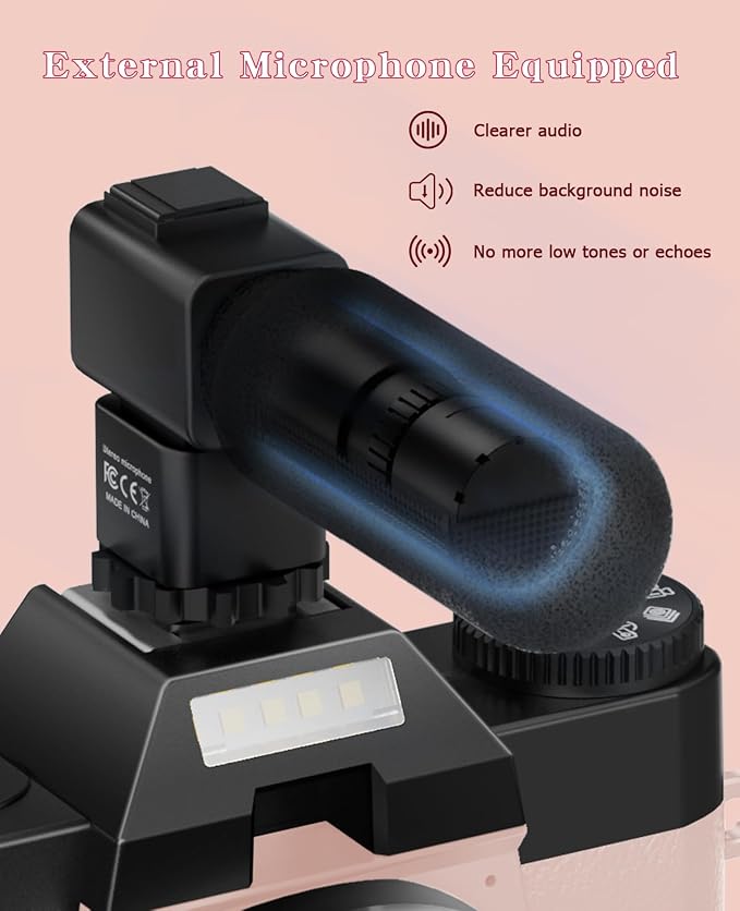 FLATIC Cameras for Photography, 6K 64MP Digital Camera