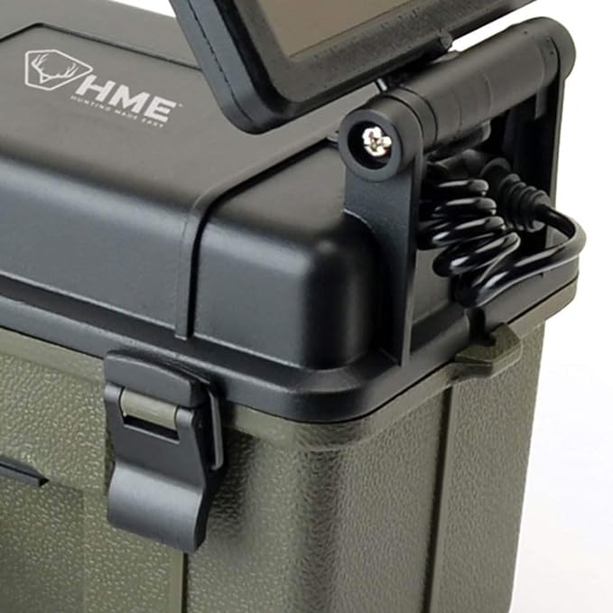 HME Trail Camera 12V/Solar Auxiliary Power Pack Durable Weather-Resistant