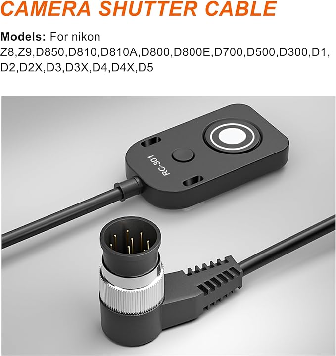 RC301-DC0/MC-30 30CM for Nikon Video Cable z8 z9 d850 d800 Remote Camera Small