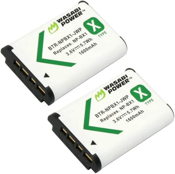 Wasabi Power NP-BX1 Battery for Sony NP-BX1/M8, ZV-1 II, Cyber-Shot DSC-HX95