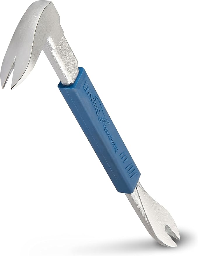ESTWING Pro Claw Nail Puller - 14" Pry Bar with Forged Steel Construction & No-Slip Cushion Grip - PC360G