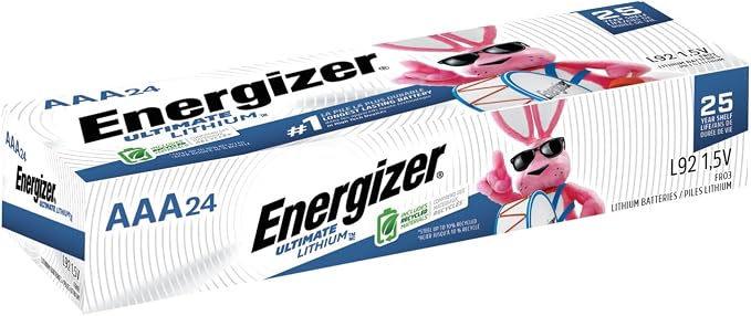Energizer Ultimate Lithium AAA Batteries, Lithium Triple A Batteries
