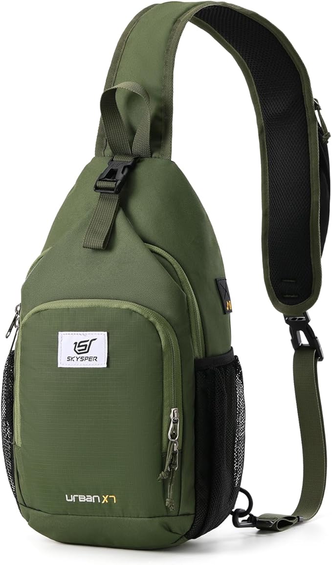 SKYSPER Sling Bag RFID Crossbody Sling Backpack Cross Body Shoulder Bag Travel