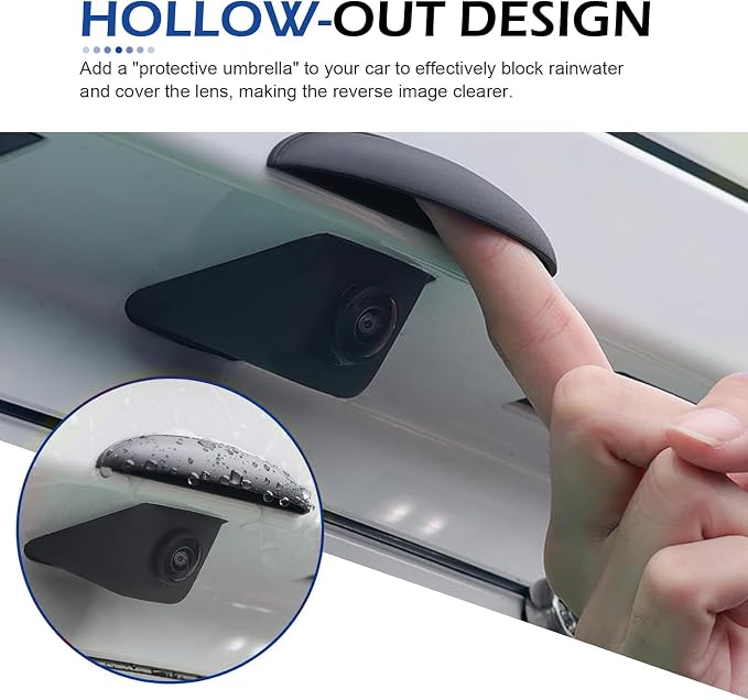 Car Rear View Camera Cover, Backup Camera Protector, ABS Reversing Camera Shield