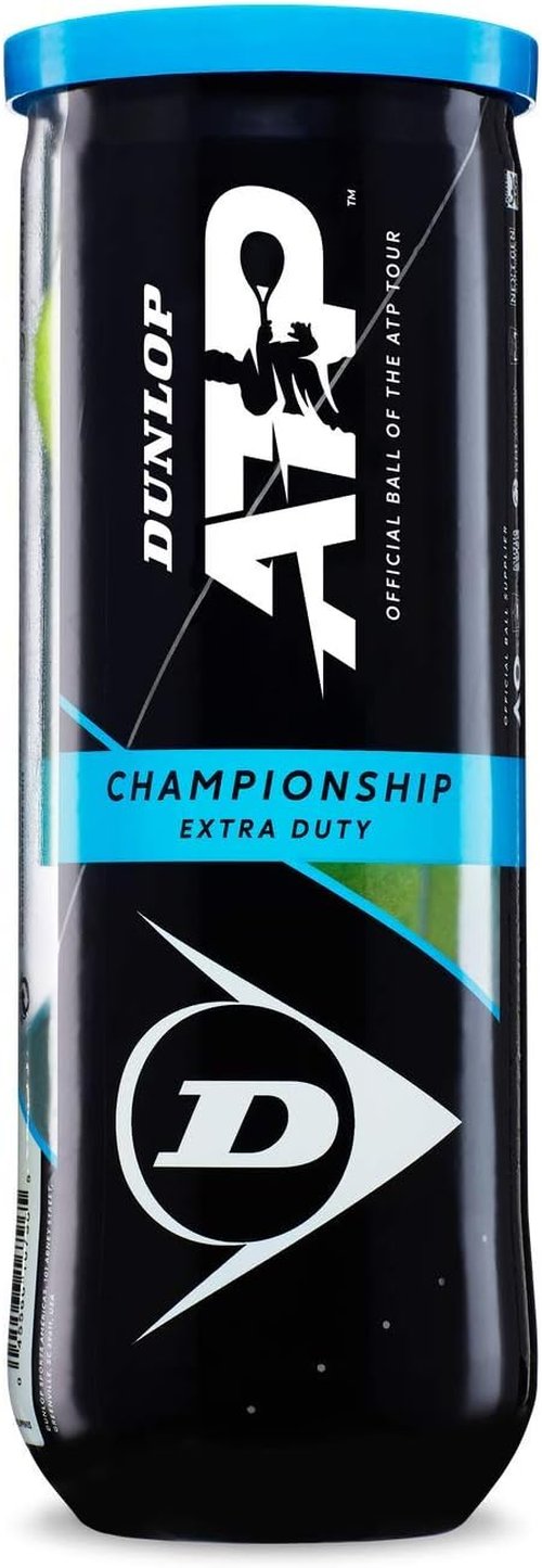 Dunlop Sports ATP Championship Tennis Balls - Premium Performance | Ideal for All Court Surfaces