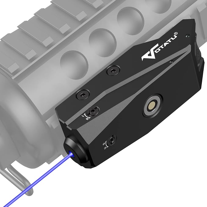 Votatu P4L-B Blue Laser Sight for Picatinny, Tactical Rifle Laser Beam
