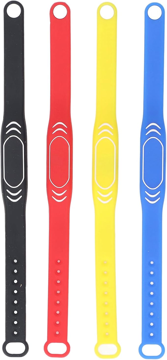 NFC Bracelet T5577 ID Copyable Water Silicone Wristband, NFC Access Control