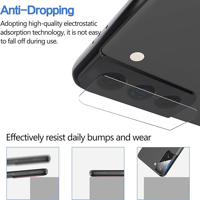 YWXTW 3 Pack for Samsung Galaxy S22 / S22 Plus Camera Lens Protector, 9H