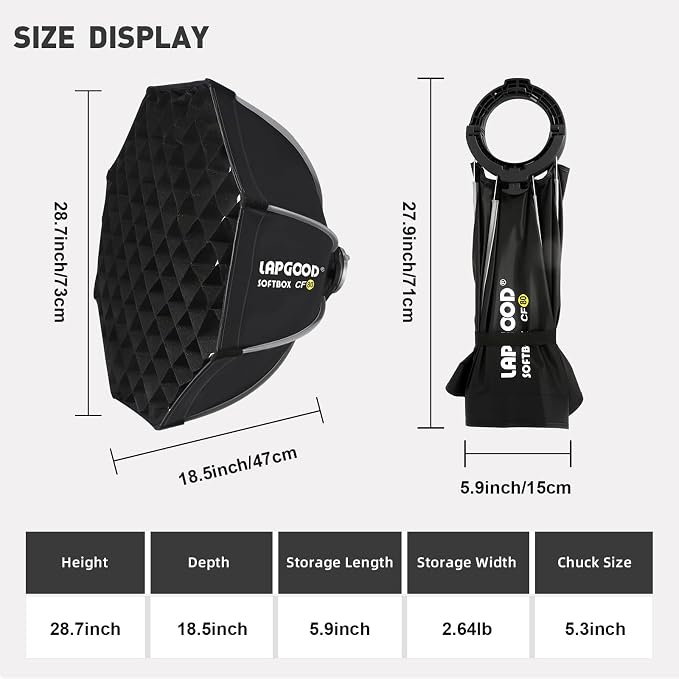 Godox MS300V 300W Studio Strobe Light Kit, 2.4G Bowens Mount Photography Light