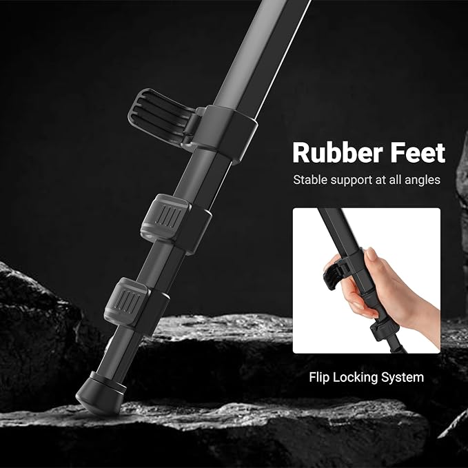 NEEWER Basics 66.5"/169 cm Travel Tripod