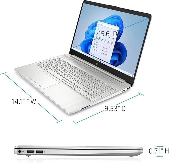 HP 15.6" Touchscreen Flagship HD Laptop for Business, Intel i3-1115G4 up to 4.1GHz (Beat i5-1035G4), 8GB RAM, 512GB NVMe SSD, Fast Charge, Numpad, Bluetooth, Wi-Fi, HDMI, Win 11 Home,w/GM Accessories
