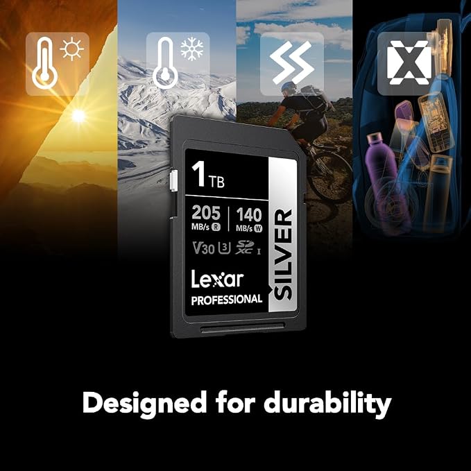 Lexar 1TB Professional Silver SD Card,