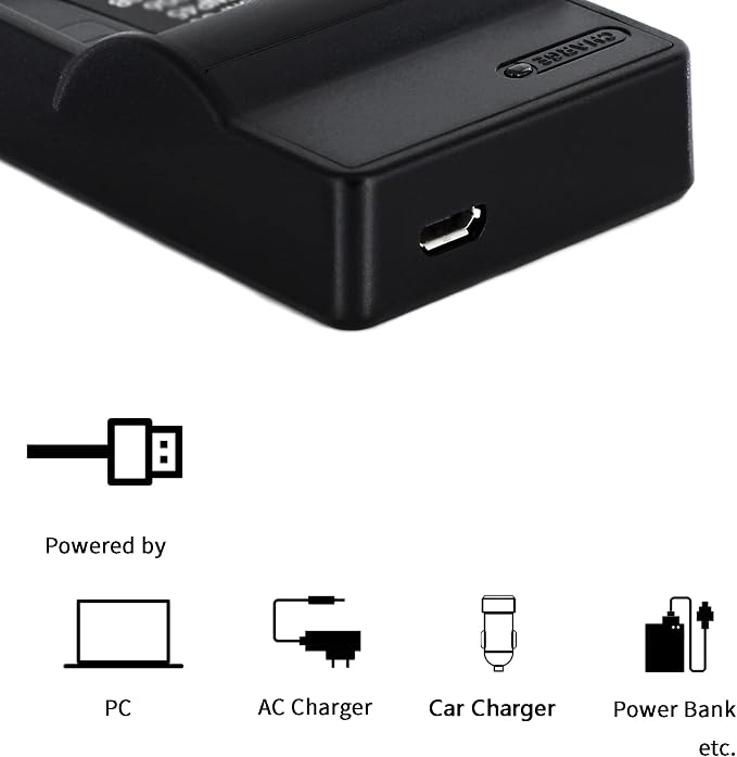 SLB-07A USB Charger for Samsung PL150, TL90 Camera and More
