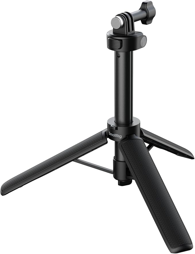 SmallRig 2-in-1 Selfie Stick Tripod, 7.1-20.5in Extendable, Support Horizontal