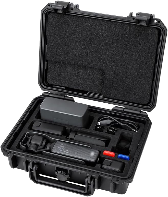 KIWIFOTOS Waterproof Hard Case for DJI Osmo Pocket 4 3 Creator/Power Expansion