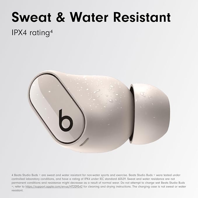 Beats Studio Buds + - Ivory with AppleCare+ (2 Years)