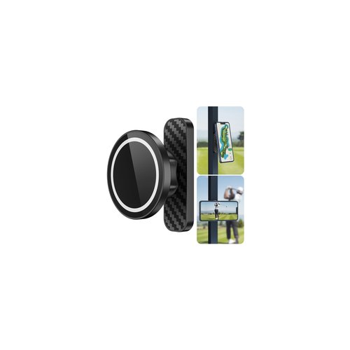 AISIKA Magnetic Golf Cart Phone Holder Compatible with MagSafe iPhone and Android Fits EZGO, Club Car, Yamaha, Icon, Golf Cart Accessories Valentines Day Gifts for Him Men Women Golfers