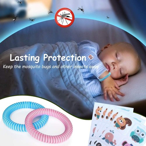 BuggyBands Mosquito Patches - 120 Pack Resealable Stickers & 2 Bracelets for Kids & Adults | Perfect for Camping & Travel