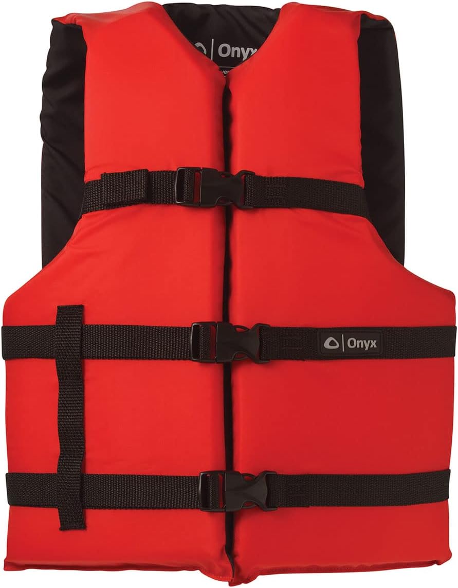 Onyx Life Jacket - Coast Guard Approved General Purpose Safety Vest for Boating