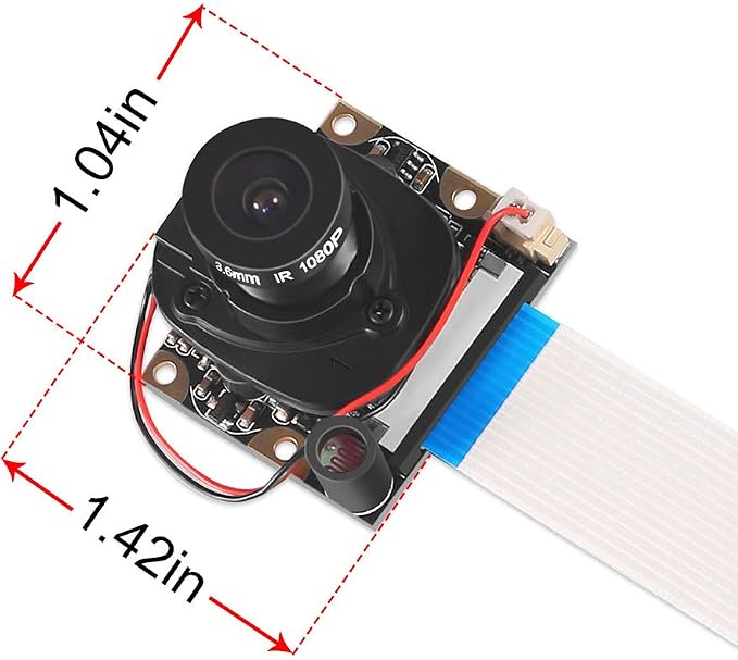 Dorhea for Raspberry Pi 4 B 3 B+ Camera Module Automatic IR-Cut Switching