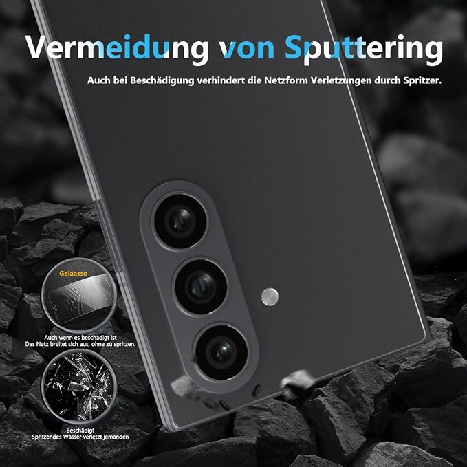 Compatible with Samsung Galaxy Z Fold 7 Back screen protector Tempered Glass 2