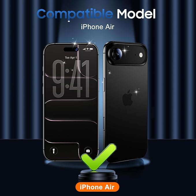 UniqueMe Compatible for 3 Pack iPhone Air Camera Lens Protector