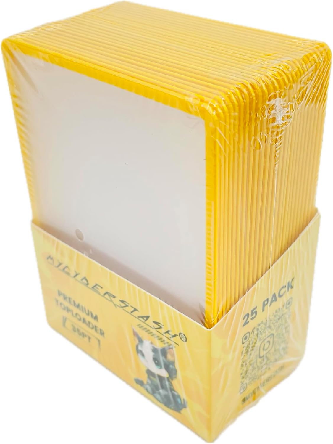 Premium TopLoaders for Trading Cards - Dual-Sided Protective Peel-Film | Holds Cards Up to 20pts - 35pts | 25 Pack