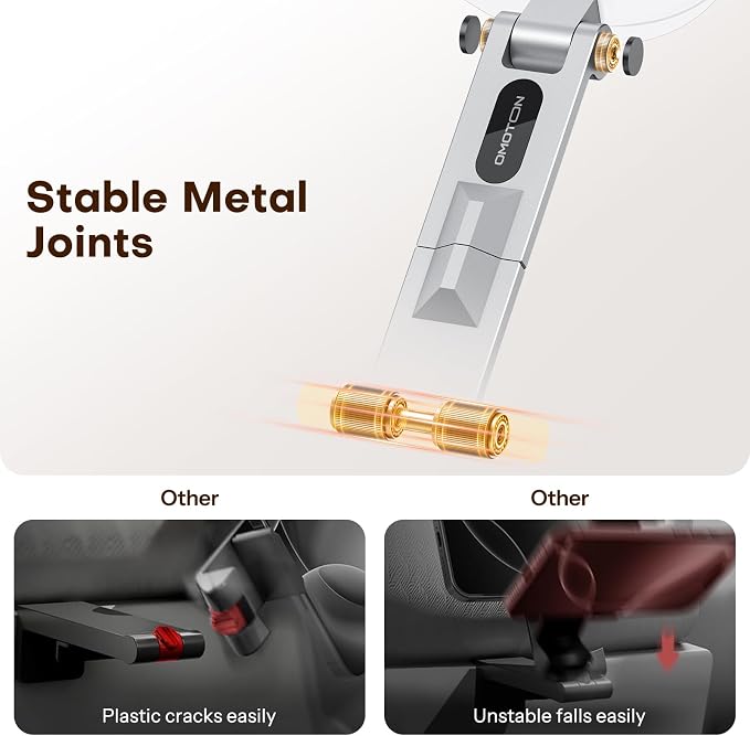 OMOTON TP02 360°Rotating for MagSafe Tripod Mount, Adjustable Aluminum Magnetic