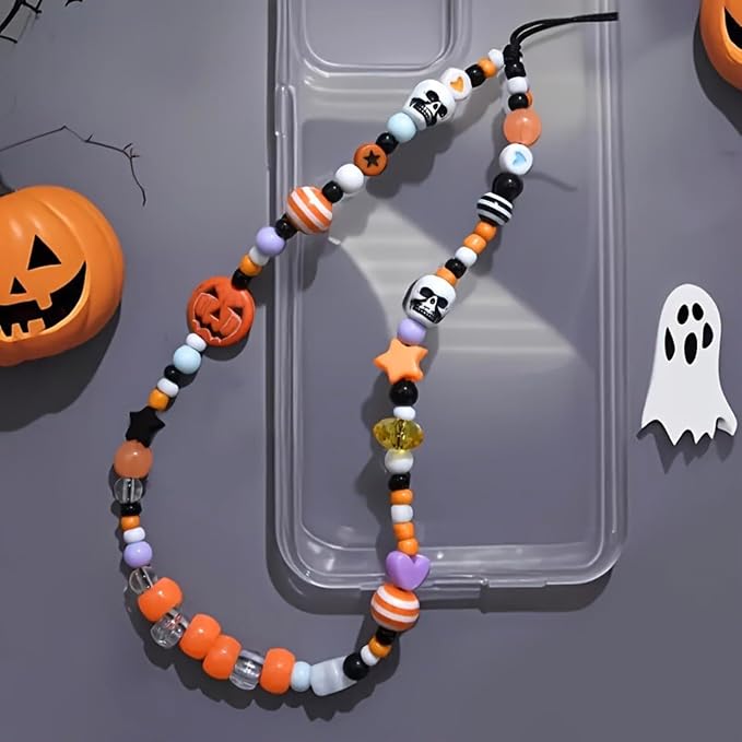 Cute Beaded Camera Wrist Strap for Phone, Digital Camera Charm Lanyard