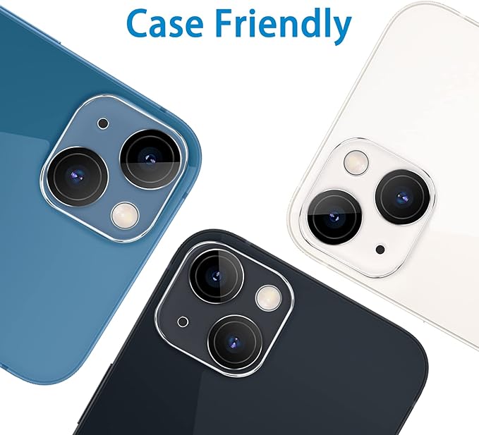 Dengduoduo 3 Pack Tempered Glass Camera Lens Protector