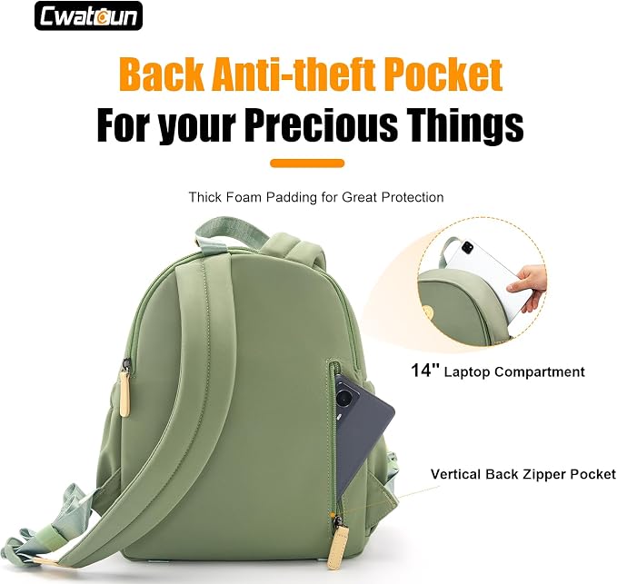 Cwatcun Camera Backpack Bag for Women, Stylish DSLR/SLR Camera Bag