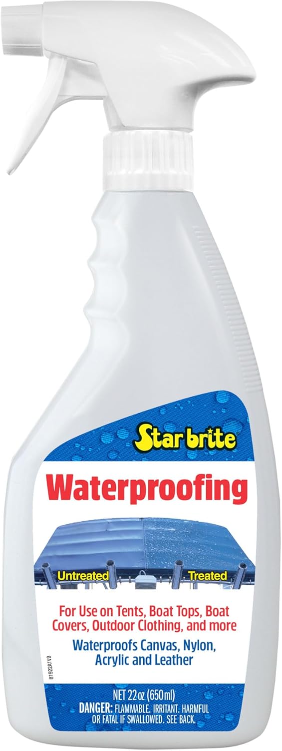 Star Brite Waterproofing Spray - UV Protection & Stain Repellent for Boat Covers, Tents & More
