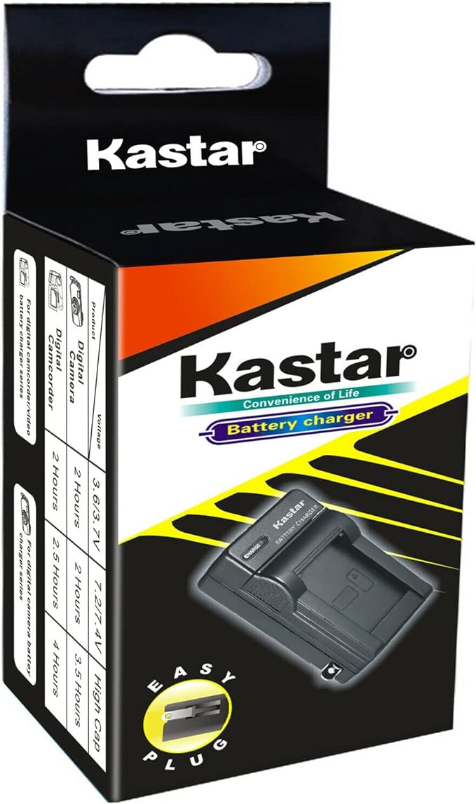 Kastar 2-Pack SLB-10A Battery and AC Wall Charger Replacement