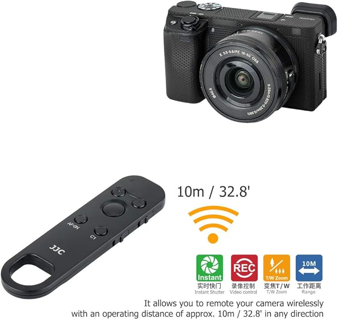 JJC Wireless Bluetooth Remote Controller Replaces Sony RMT-P1BT