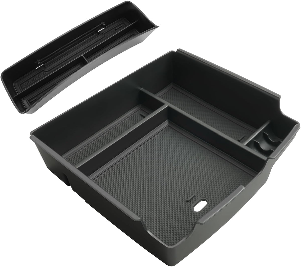 SKTU 2Pack for 2025 2026 2027 Kia Carnival Center Console Organizer for 2025 2026 2027 Kia Carnival Console Tray & Front Tray Kia Carnival 2025 2026 2027 Accessories ABS Insert Glove Pallet Organizer