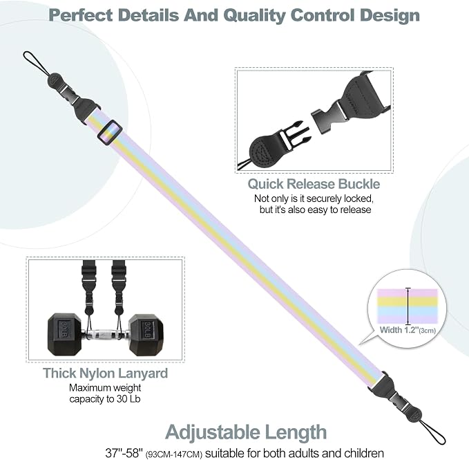 Adjustable Shoulder Strap, Comfortable Camera Strap, Neck Lanyard