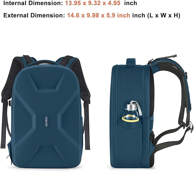 MOSISO Camera Backpack, DSLR/SLR/Mirrorless Photography Camera Bag Full Open