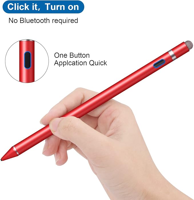 Active Stylus Pens for Touch Screens, Active Pencil Smart Digital Pens Fine