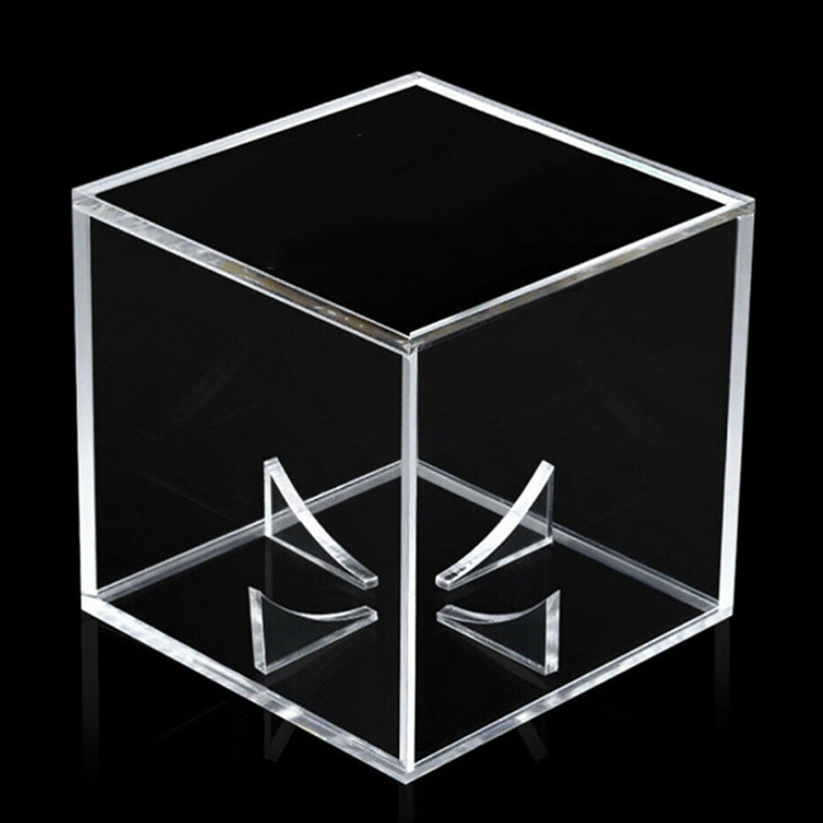 Skiennix Acrylic Baseball Display Case - UV Protected Cube for Autographed Memorabilia | Clear Design