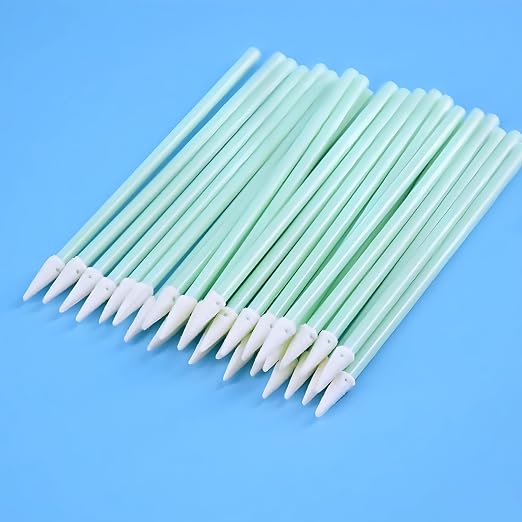 500-Pack Pointed Tip Fiber Optic Cleaning Swabs