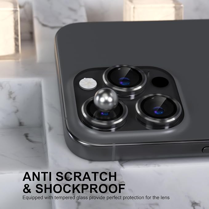 Choiche Compatible for iPhone 16 Pro/iPhone 16 Pro Max Camera Lens Protector