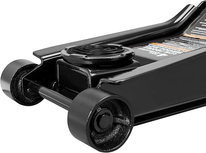 Torin Low Profile Hydraulic Floor Jack with Dual Quick Lift Pump, 4 Ton (8,000 lb) Capacity, Black
