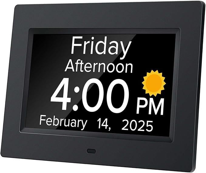 Digital Alarm Clock with Date and Day of Week