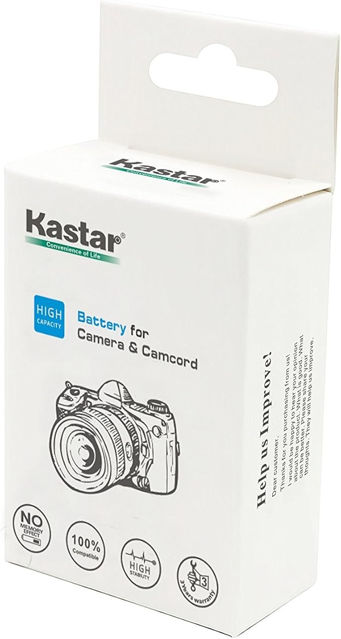 Kastar VBX070 Battery 2 Pack for Pentax D-Li88 Panasonic VW-VBX070 Sanyo DB-L80