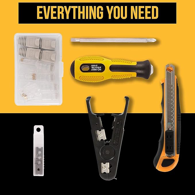 InstallerParts Network Repair Tool Kit 15 In 1 – Electronic Tool Set (6 Pack)
