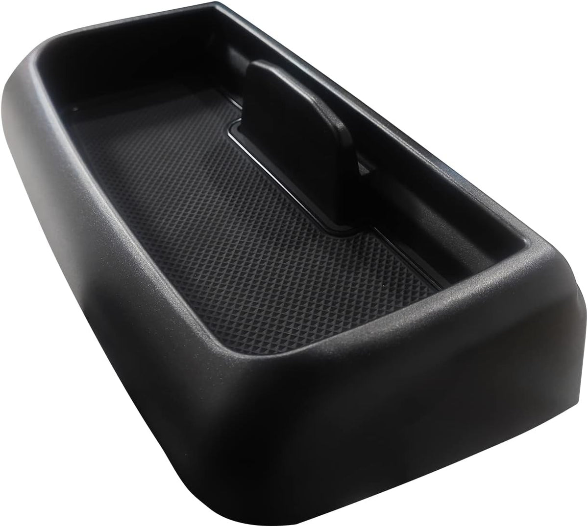 Muslogy Dashboard Storage Box Compatible with 2021 2022 2023 2024 GMC Yukon Chevy Tahoe Suburban Accessories Insert Behind Screen Console Organizer for Tahoe Suburban 2021-2024 Not for Denali(Black)