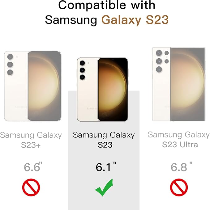 JETech Screen Protector for Samsung Galaxy S23 5G 6.1-Inch