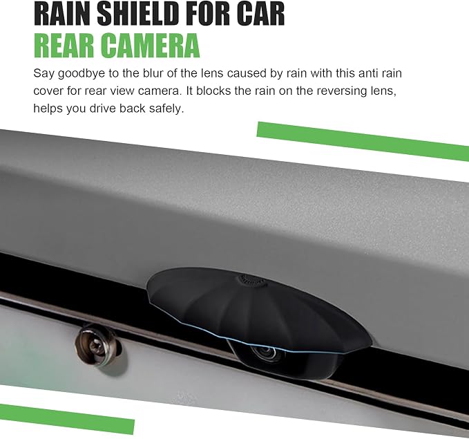 Car Rear View Camera Anti-Rain Cover, Silicone Reversing Camera Protective Cover