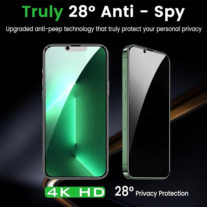 Romkasi 3 Pack Privacy Screen Protector