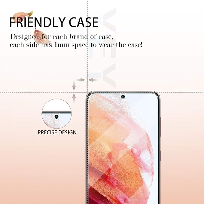 Galaxy S21 Plus HD Clear Tempered Glass Screen Protector + Camera Lens